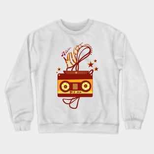 Music casette Crewneck Sweatshirt